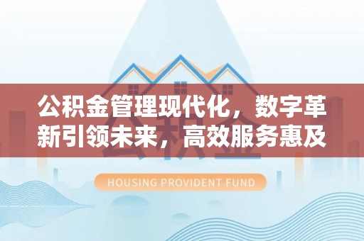 隆阳公积金管理现代化，数字革新引领未来，高效服务惠及民生
