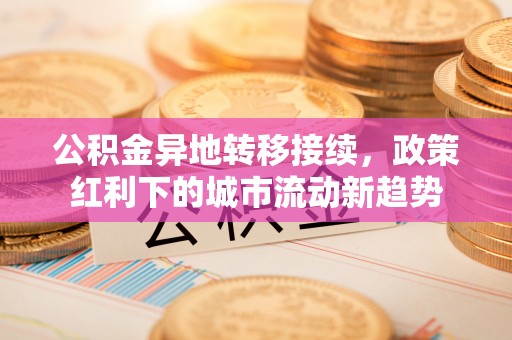 隆阳公积金异地转移接续，政策红利下的城市流动新趋势