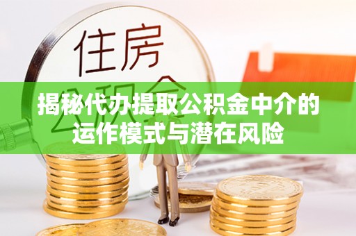 隆阳揭秘代办提取公积金中介的运作模式与潜在风险