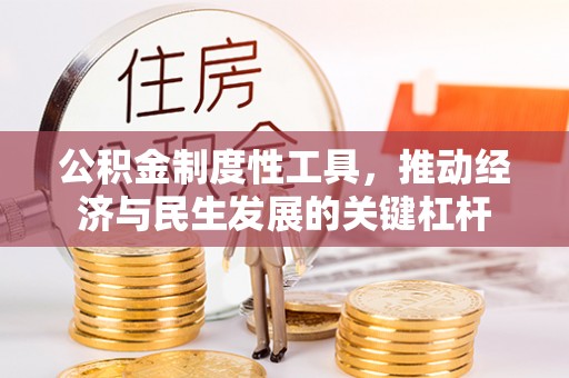 隆阳公积金制度性工具，推动经济与民生发展的关键杠杆