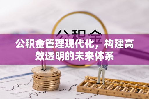 隆阳公积金管理现代化，构建高效透明的未来体系
