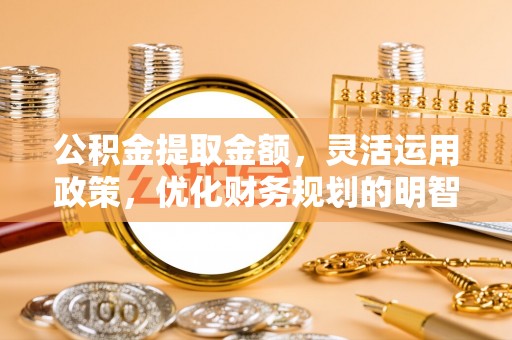 隆阳公积金提取金额，灵活运用政策，优化财务规划的明智选择