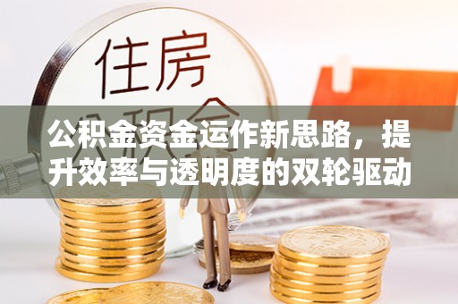 隆阳公积金资金运作新思路，提升效率与透明度的双轮驱动