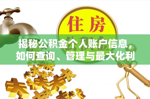 隆阳揭秘公积金个人账户信息，如何查询、管理与最大化利用