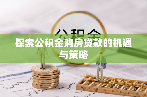 隆阳探索公积金购房贷款的机遇与策略