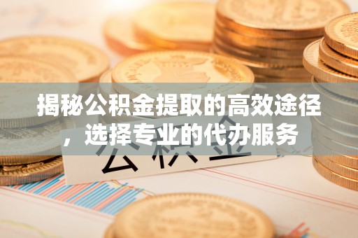 隆阳揭秘公积金提取的高效途径，选择专业的代办服务