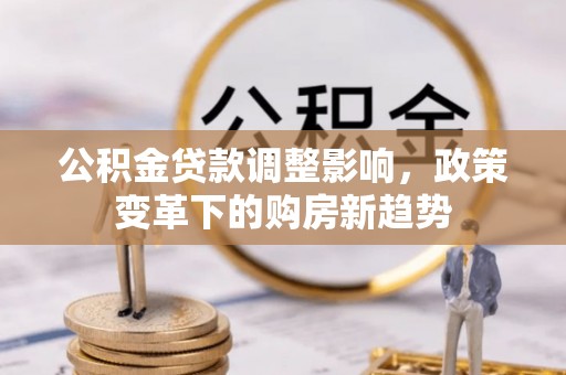 隆阳公积金贷款调整影响，政策变革下的购房新趋势