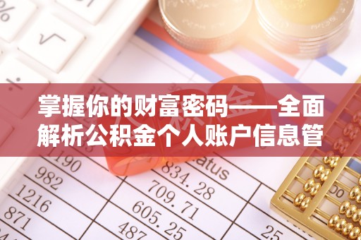 隆阳掌握你的财富密码——全面解析公积金个人账户信息管理与优化