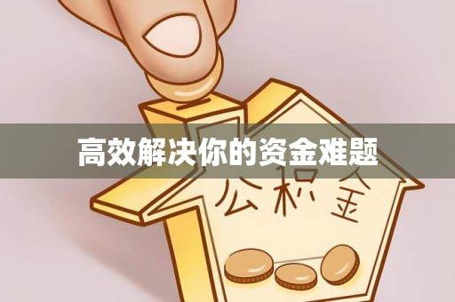 隆阳高效解决你的资金难题