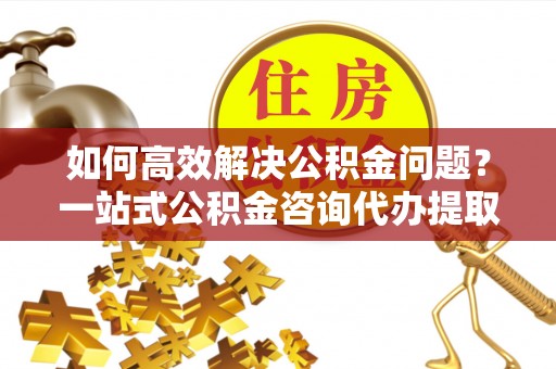 隆阳如何高效解决公积金问题？一站式公积金咨询代办提取服务全解析