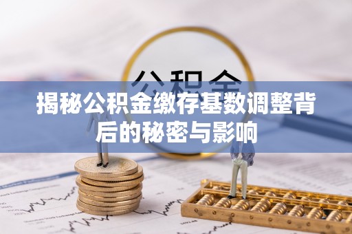 隆阳揭秘公积金缴存基数调整背后的秘密与影响