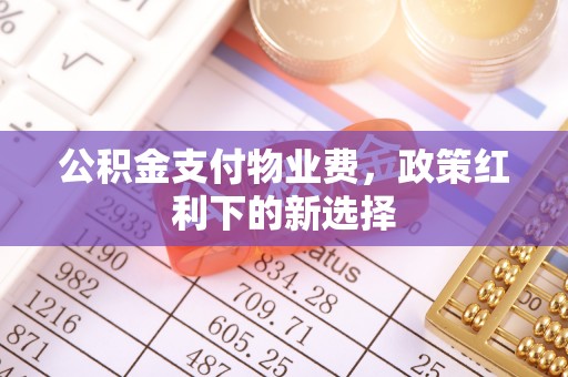 隆阳公积金支付物业费，政策红利下的新选择