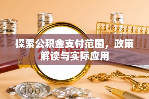 隆阳探索公积金支付范围，政策解读与实际应用