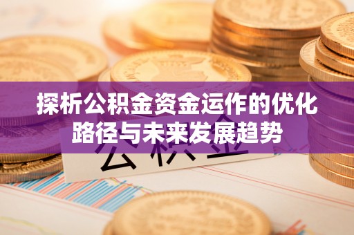 隆阳探析公积金资金运作的优化路径与未来发展趋势