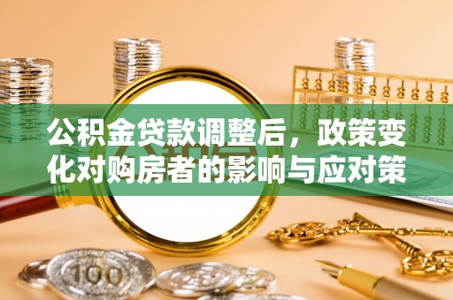 隆阳公积金贷款调整后，政策变化对购房者的影响与应对策略
