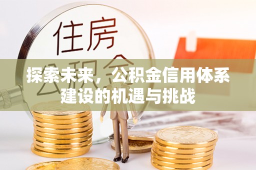 隆阳探索未来，公积金信用体系建设的机遇与挑战